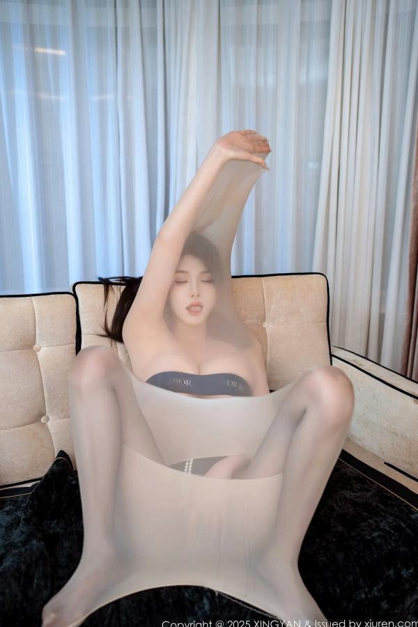李丽莎   [XINGYAN]星颜社 Vol.423 李丽莎：运动瑜伽私房写真，诱惑丝袜尽显撩人身材曲线第58张图片