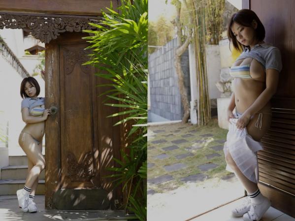 和地つかさ 和地司  《和地つかさ - 愛しの彼女》高清私房写真，性感家居风格，迷人曲线尽显，甜美与诱惑并存。第14张图片