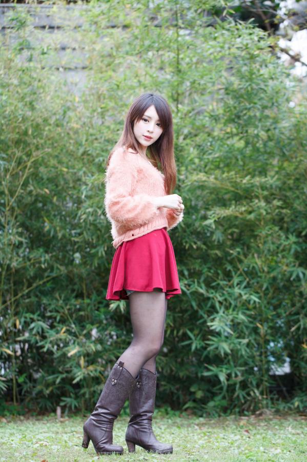 張齊郡 张齐郡  超跑女神大眼正妹张齐郡JULIE踏青外拍第144张图片