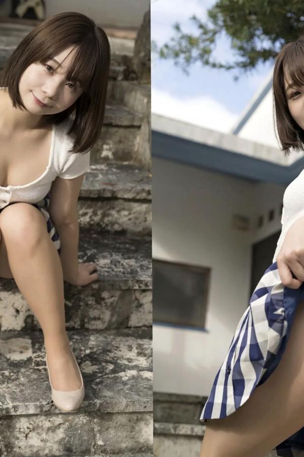 真奈  真奈 - 無邪気なおっぱい 日本清纯童颜巨乳性感比基尼户外写真第23张图片
