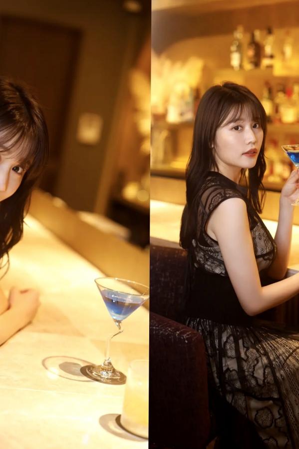 小日向愛 小日向結衣 小日向結衣《カクテルを飲んだ後に...》酒吧微醺性感内衣诱惑写真第2张图片
