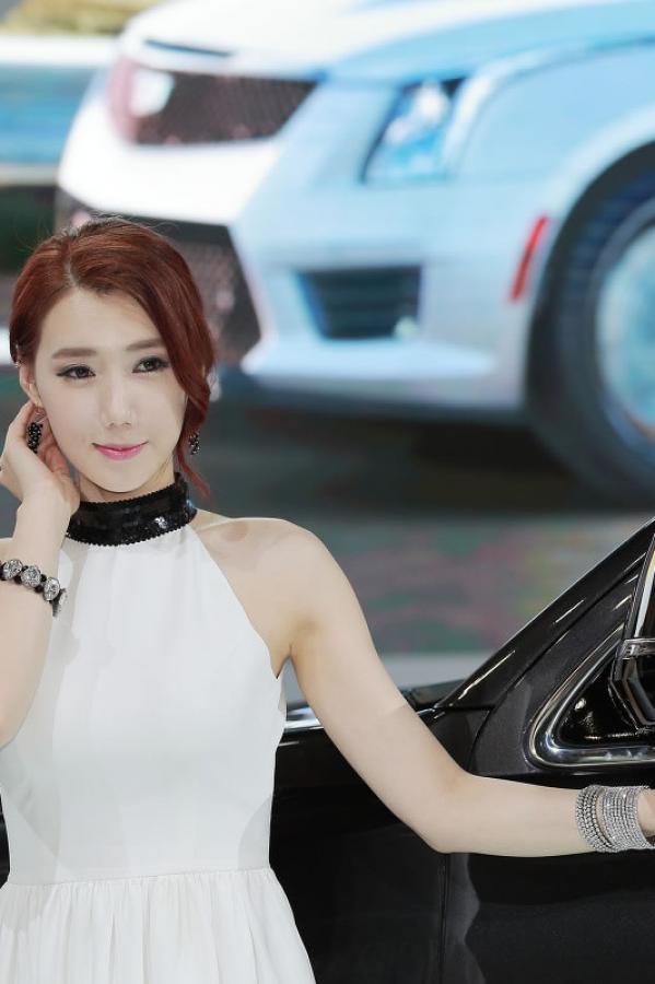 이성화 李圣花 李圣花 2015韩国国际车展超级车模第55张图片