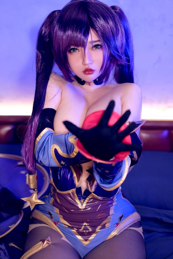 戴唯 戴小唯  Potato-Godzilla《原神》莫娜精美COSPLAY，极致好身材还原角色诱惑，大尺度私房摄影第10张图片