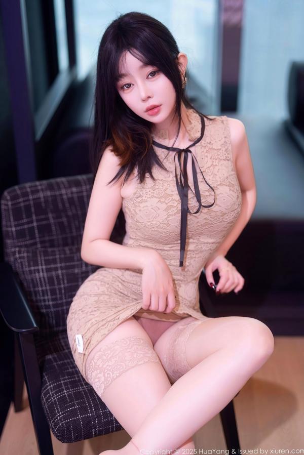 王语纯 王雨纯  HuaYang花漾-632-王雨纯：私房诱惑大尺度写真，精致内衣配丝袜，性感女神撩人身姿尽显第5张图片