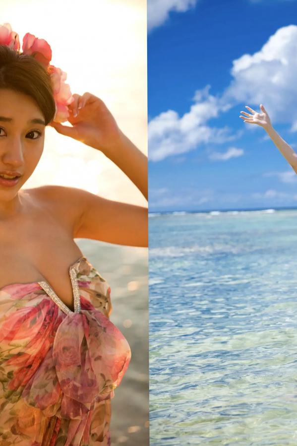 美竹すず 美竹铃  美竹すず《Body & Soul》日系校服沙滩写真 黑丝内衣性感私房照第3张图片