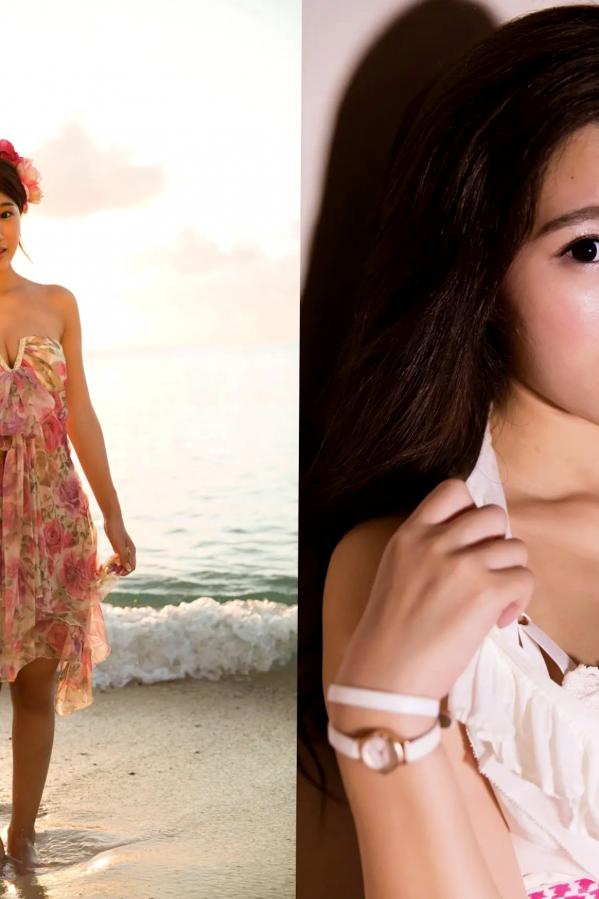 美竹すず 美竹铃  美竹すず《Body & Soul》日系校服沙滩写真 黑丝内衣性感私房照第8张图片