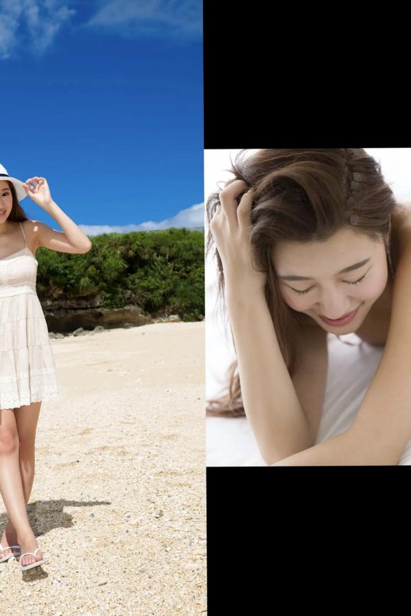 美竹すず 美竹铃  美竹すず《Body & Soul》日系校服沙滩写真 黑丝内衣性感私房照第12张图片