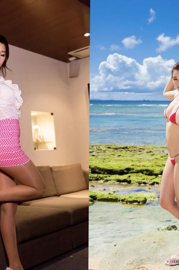 美竹すず 美竹铃  美竹すず《Body & Soul》日系校服沙滩写真 黑丝内衣性感私房照第23张图片
