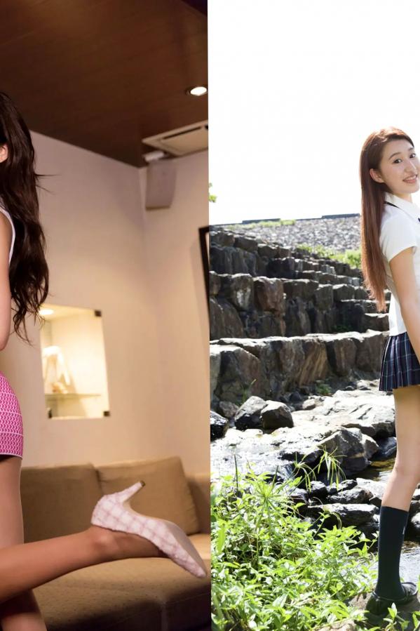 美竹すず 美竹铃  美竹すず《Body & Soul》日系校服沙滩写真 黑丝内衣性感私房照第25张图片