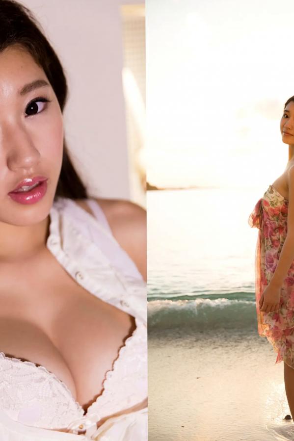 美竹すず 美竹铃  美竹すず《Body & Soul》日系校服沙滩写真 黑丝内衣性感私房照第27张图片