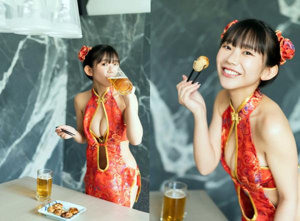 長澤茉里奈 长泽茉里奈  長澤茉里奈 - 国士無双級の女：居家私房与中式风情写真，童颜巨乳反差美感，性感诱惑视觉盛宴第12张图片