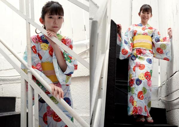 長澤茉里奈 长泽茉里奈  Exciting Girls 长泽茉里奈数字写真集 Vol.2：火辣黑色内衣与清纯日式和服私房照第2张图片