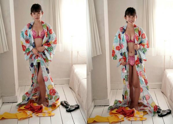 長澤茉里奈 长泽茉里奈  Exciting Girls 长泽茉里奈数字写真集 Vol.2：火辣黑色内衣与清纯日式和服私房照第11张图片