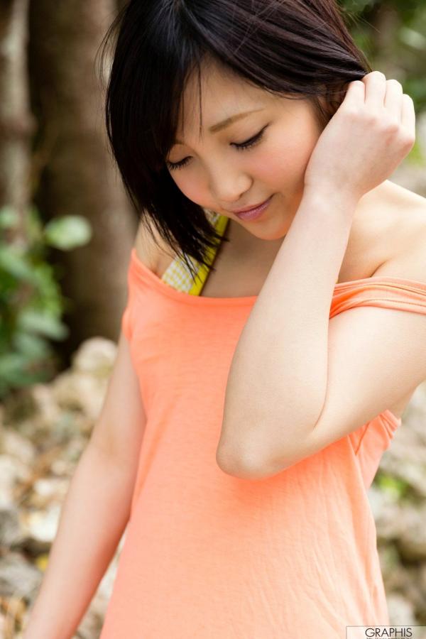 広瀬うみ   Graphis 广濑海 Umi Hirose 初回清新自然风写真，户外实景唯美诱惑演绎第4张图片
