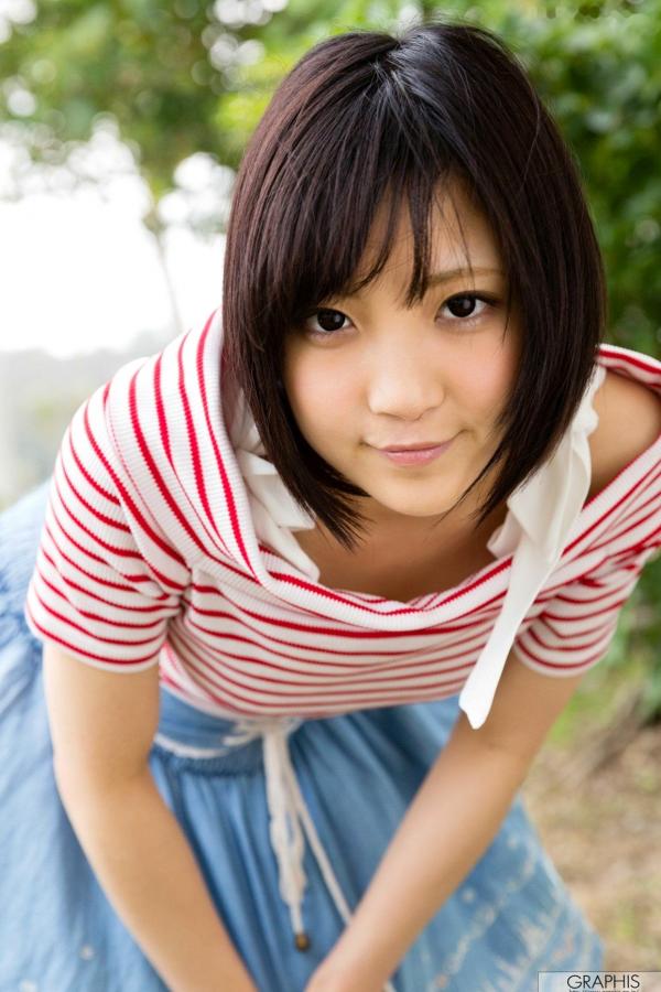 広瀬うみ   Graphis 广濑海 Umi Hirose 初回清新自然风写真，户外实景唯美诱惑演绎第13张图片