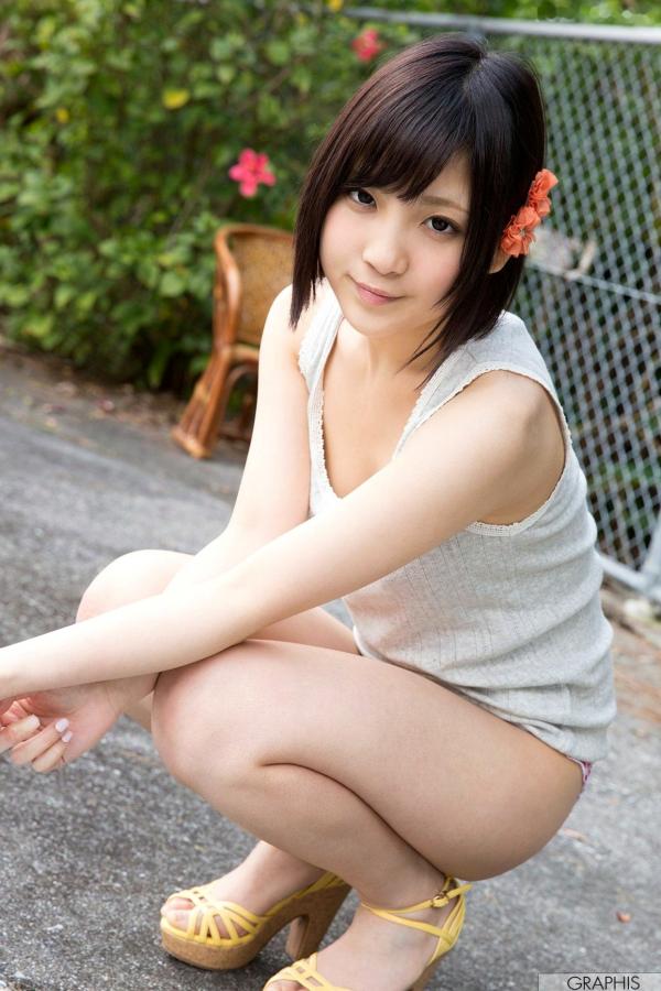 広瀬うみ   Graphis 广濑海 Umi Hirose 初回清新自然风写真，户外实景唯美诱惑演绎第43张图片