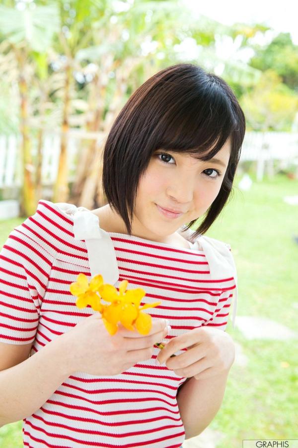 広瀬うみ   Graphis 广濑海 Umi Hirose 初回清新自然风写真，户外实景唯美诱惑演绎第49张图片