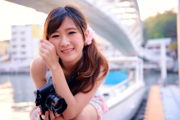 李思嫺 李思娴  台湾网红女神李思娴户外清新生活写真，元气满满邻家少女甜美笑容大合集第26张图片
