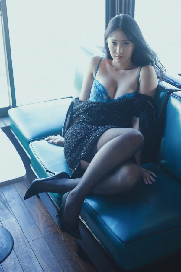 永尾まりや 永尾玛利亚 永尾まりや - 黄昏港湾性感写真 蕾丝内衣与黑丝诱惑私房大片 [73P]第12张图片