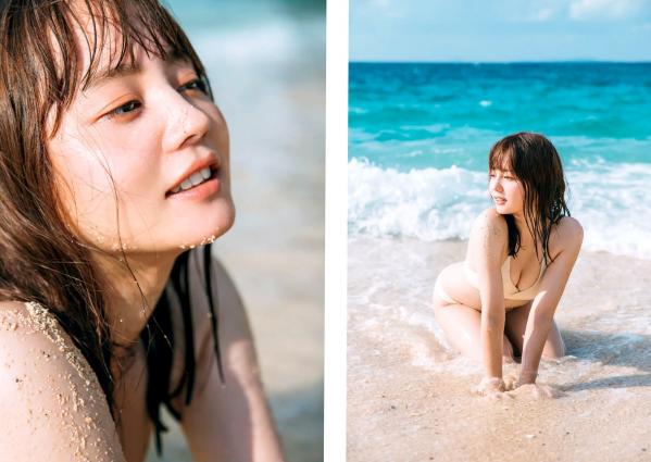 木内晶子   NANAMI - blow 夏日海边清纯比基尼写真，阳光户外与极致美腿诱惑第16张图片