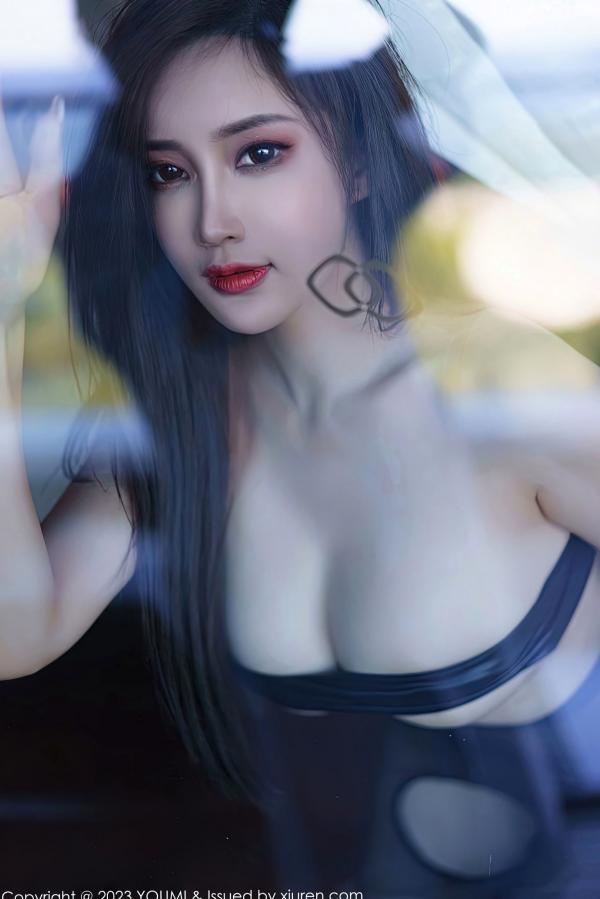 Carol周妍希X 周妍希  YouMi尤蜜荟890期：周妍希私房写真，黑丝高跟美腿诱惑，尽显曼妙身姿与极致性感氛围，无圣光高清大尺度呈现第68张图片