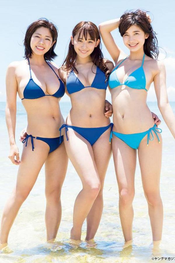 浅川梨奈  浅川梨奈&小仓优香&和智南 欧派三剑客结成第3张图片