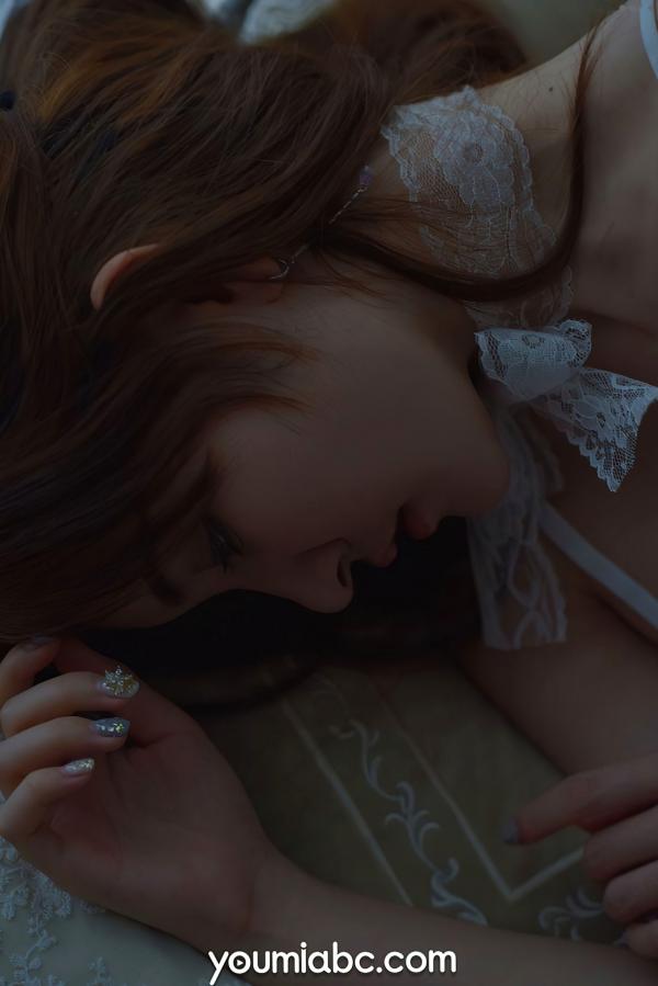 沈梦瑶   YouMi尤蜜-沈梦瑶《晨间私语》：纯白蕾丝私房诱惑，演绎梦幻卧室性感时刻 - 无圣光大尺度第24张图片