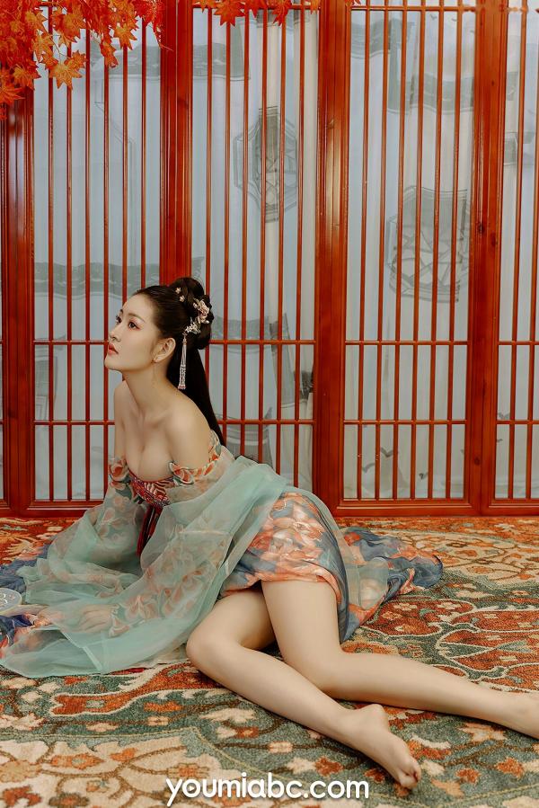 沈梦瑶   YouMi尤蜜-2021.01.15-沈梦瑶-《绝世花魁》 - 无圣光大尺度第16张图片