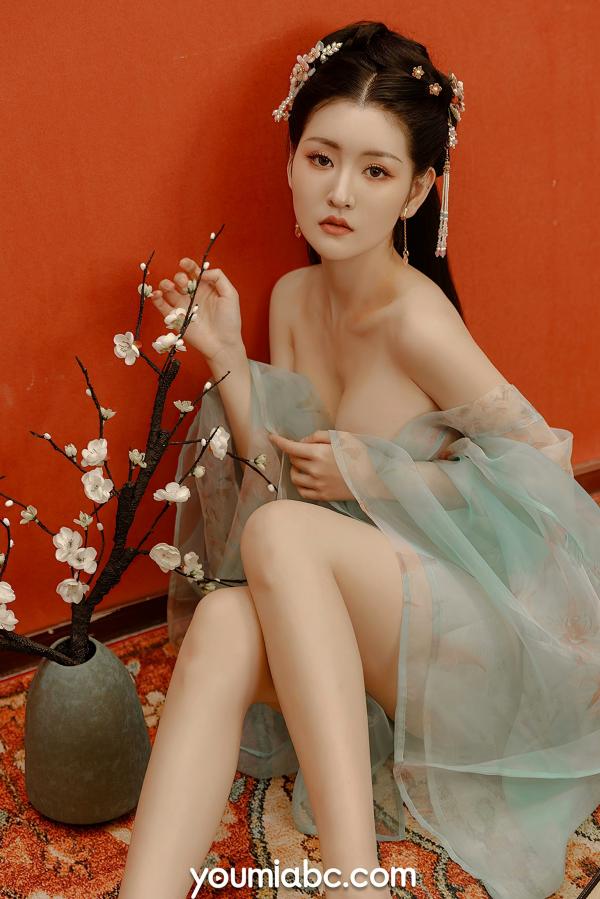 沈梦瑶   YouMi尤蜜-2021.01.15-沈梦瑶-《绝世花魁》 - 无圣光大尺度第34张图片