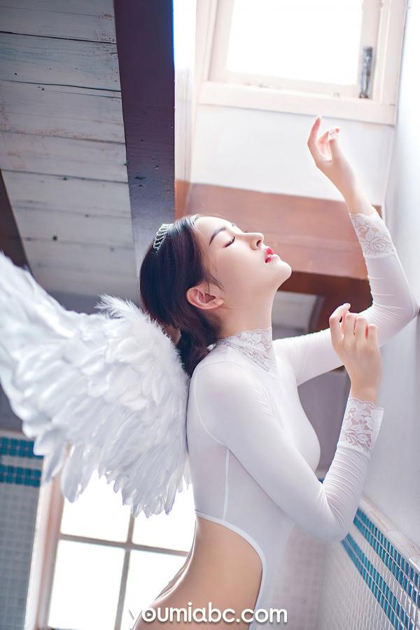 沈梦瑶   YouMi尤蜜-2020.12.28-沈梦瑶-《梦天使》私房写真-清纯天使cosplay性感大尺度无圣光美图第4张图片