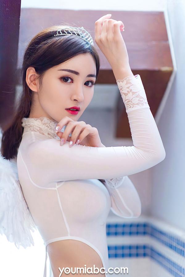 沈梦瑶   YouMi尤蜜-2020.12.28-沈梦瑶-《梦天使》私房写真-清纯天使cosplay性感大尺度无圣光美图第5张图片