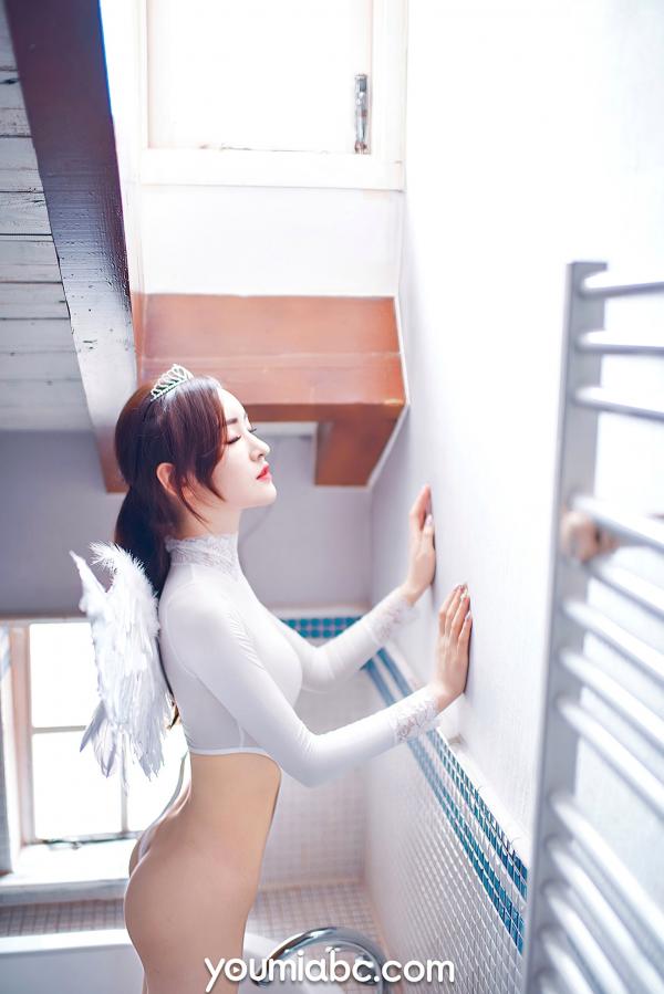 沈梦瑶   YouMi尤蜜-2020.12.28-沈梦瑶-《梦天使》私房写真-清纯天使cosplay性感大尺度无圣光美图第16张图片
