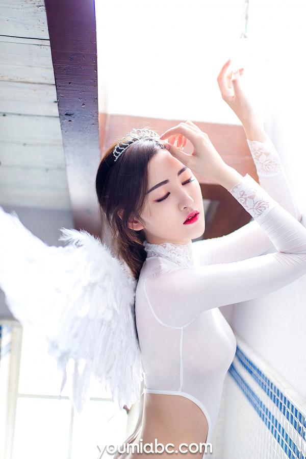 沈梦瑶   YouMi尤蜜-2020.12.28-沈梦瑶-《梦天使》私房写真-清纯天使cosplay性感大尺度无圣光美图第18张图片
