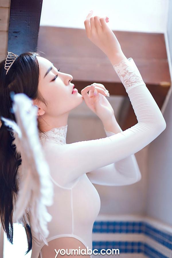 沈梦瑶   YouMi尤蜜-2020.12.28-沈梦瑶-《梦天使》私房写真-清纯天使cosplay性感大尺度无圣光美图第19张图片