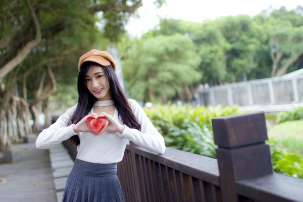 段璟乐 段乐乐  台湾正妹_ 段璟乐《士林官邸时装》清新学院风街拍精选写真集[35P]第30张图片