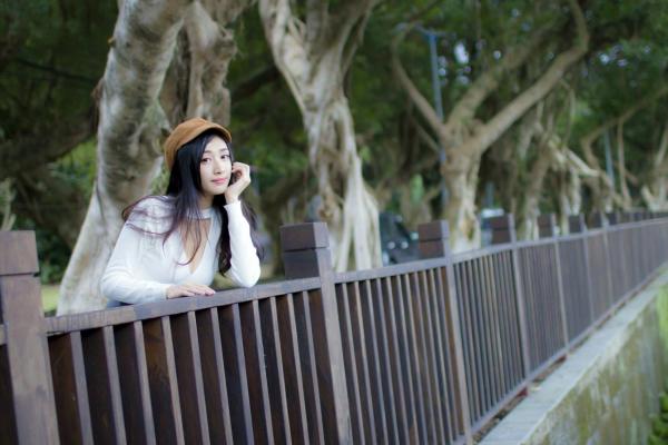 段璟乐 段乐乐  台湾正妹_ 段璟乐《士林官邸时装》清新学院风街拍精选写真集[35P]第31张图片