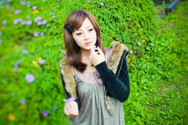 张允霏 张凯洁  台湾美女张凯洁果子MM四四南村大安森林公园清新外拍写真，治愈系自然风街拍第41张图片
