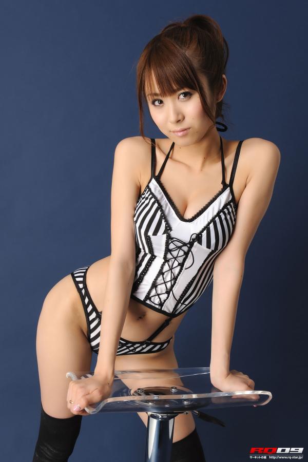 我妻さおり 我妻早央  我妻早央(我妻さおり) [RQ-STAR]高清写真图NO.00134 Swim Suits – Black x White第105张图片