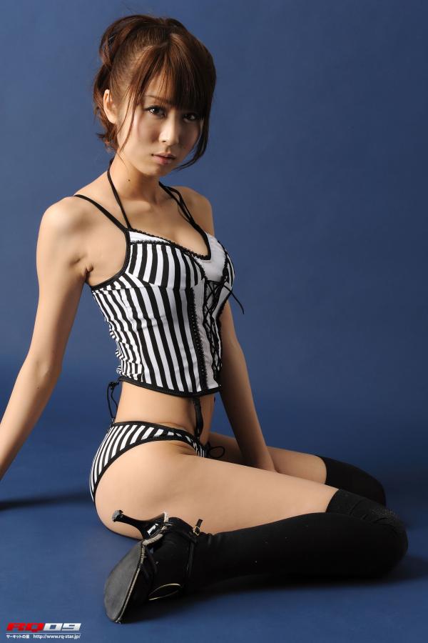 我妻さおり 我妻早央  我妻早央(我妻さおり) [RQ-STAR]高清写真图NO.00134 Swim Suits – Black x White第131张图片