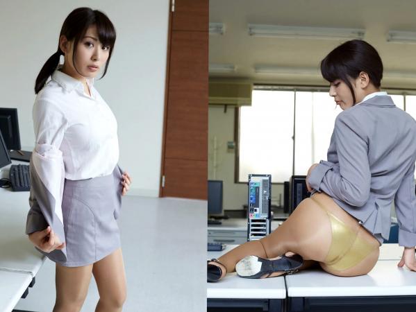 金子智美   金子智美 - 働く女：办公室OL职场制服诱惑，极致性感金色比基尼私房写真第10张图片