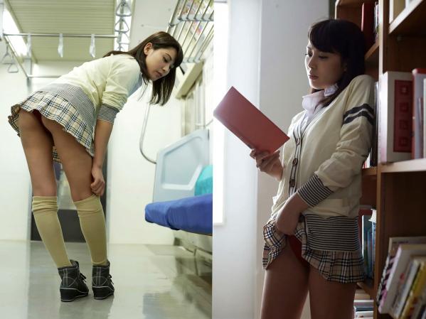 金子智美   《金子智美 - Special Edition 萌得》：职场白衬衫与学生制服诱惑，极致曲线展现连体泳装美感第16张图片