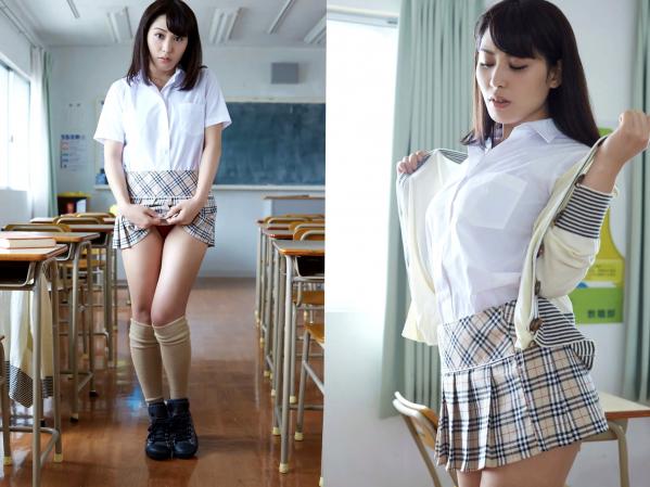 金子智美   《金子智美 - Special Edition 萌得》：职场白衬衫与学生制服诱惑，极致曲线展现连体泳装美感第18张图片