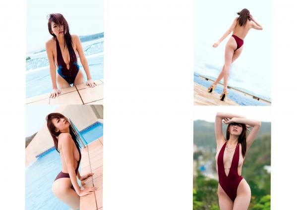 早瀬あや 早濑彩  早濑あや - PERFECT 高清写真，居家比基尼、冷艳蓝裙与黑色蕾丝内衣诱惑，展现绝美身材与多种风格第23张图片