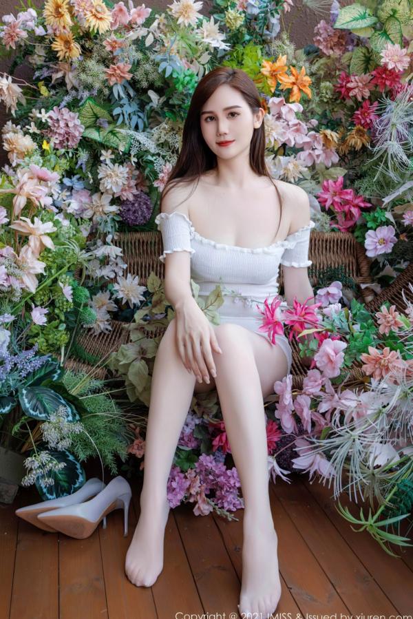 SISY思   IMiss爱蜜社-761-SISY思-繁花秘境紫色蕾丝内衣性感私房唯美写真第11张图片