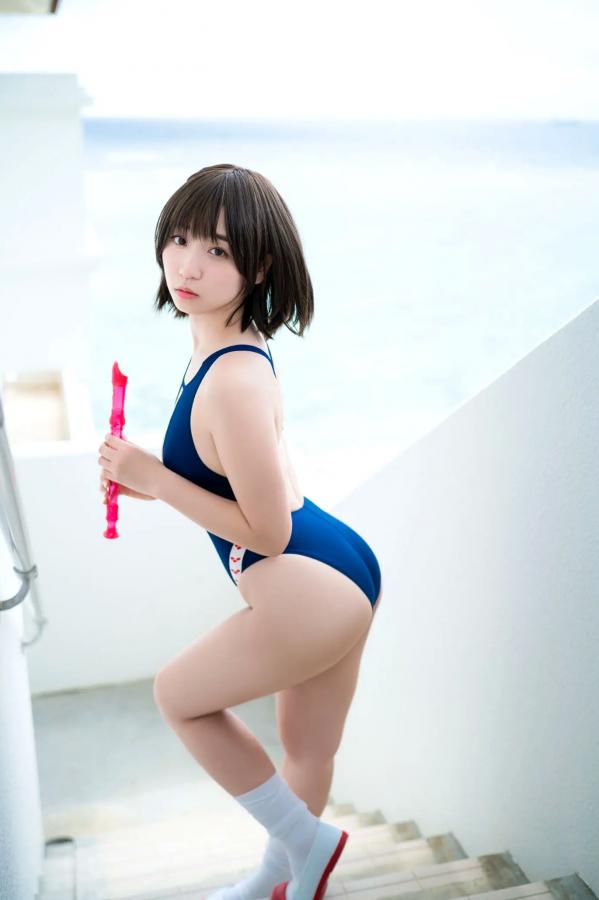 伊織もえ 伊织萌 伊織もえ - 制服はちゃんと着なさーい!! 日系校服与兔女郎角色扮演性感写真第5张图片