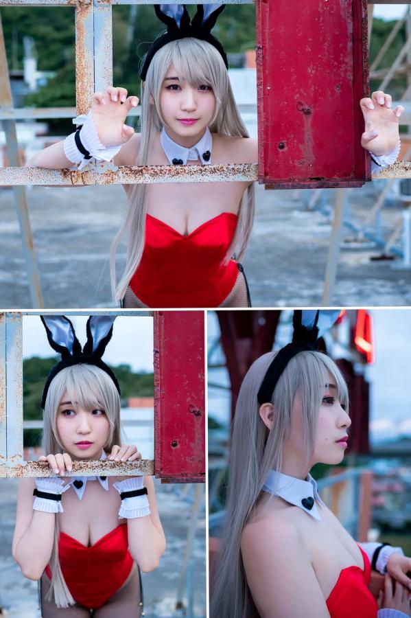 伊織もえ 伊织萌 伊織もえ - 制服はちゃんと着なさーい!! 日系校服与兔女郎角色扮演性感写真第26张图片