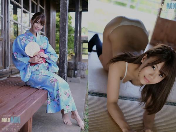阿久津真央   阿久津真央 - 恋するギンガムチェック：日系清纯私房写真，性感内衣与居家比基尼风格，尽显纯欲诱惑之美第4张图片