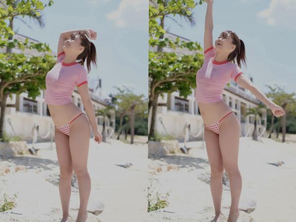 阿久津真央   阿久津真央 - 恋するギンガムチェック：日系清纯私房写真，性感内衣与居家比基尼风格，尽显纯欲诱惑之美第80张图片