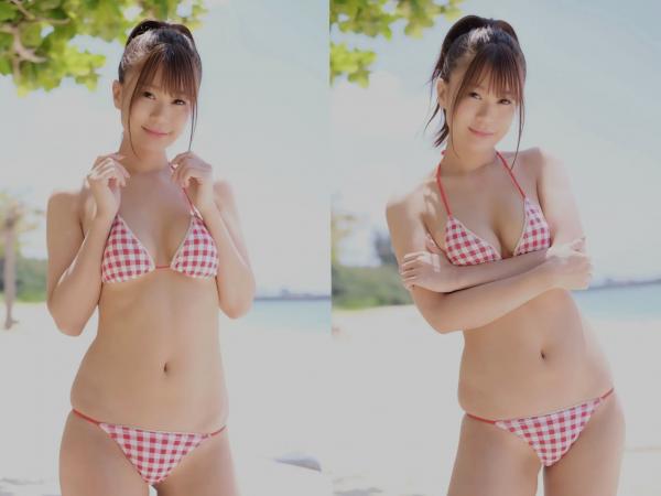 阿久津真央   阿久津真央 - 恋するギンガムチェック：日系清纯私房写真，性感内衣与居家比基尼风格，尽显纯欲诱惑之美第84张图片