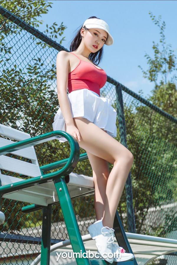 李猩一 猩一 尤蜜Youmi 2020.09.02 何嘉颖 网球少女第6张图片
